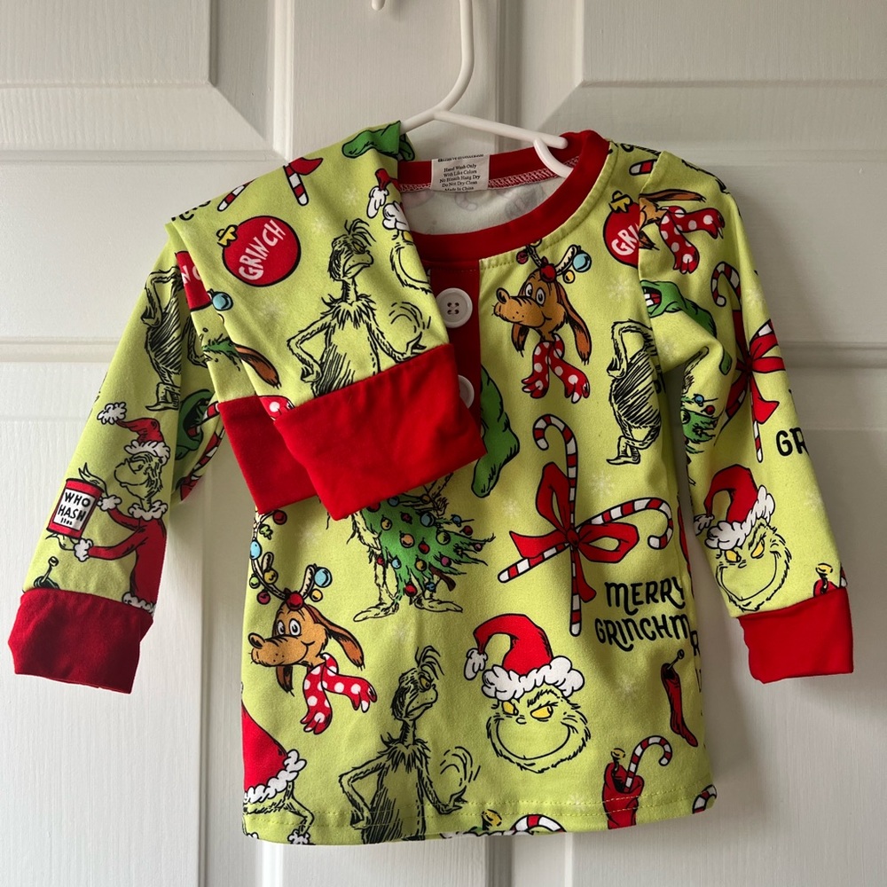 Boutique Grinch Pajamas